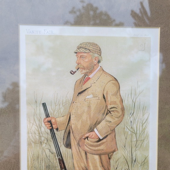 Framed Vintage Vanity Fair printed in August 10th 1893. - Picture 2 of 11